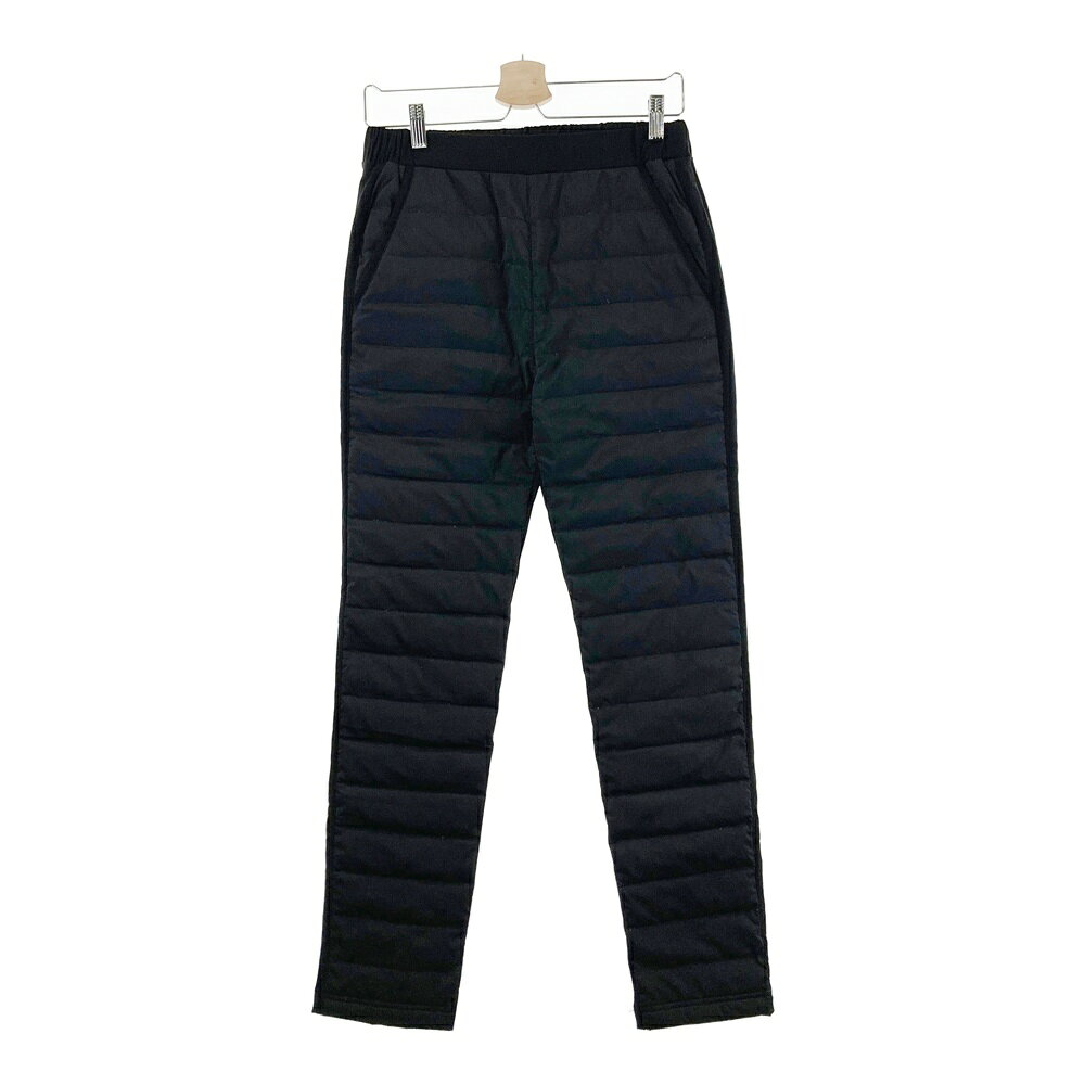 KISS ON THE GREEN キスオンザグリーン ダウン切替 ストレッチパンツ ブラック系 3 【中古】ゴルフウェア レディース