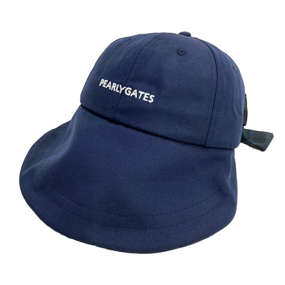 PEARLY GATES パーリーゲイツ キャップ ネイビー系 FR 【中古】ゴルフウェア