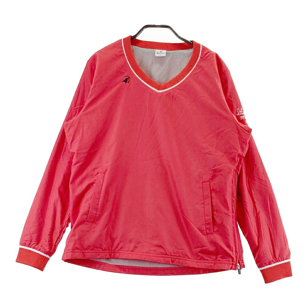 PARADISO パラディーゾ 長袖ブルゾン 裏地付 レッド系 L 【中古】ゴルフウェア レ...
