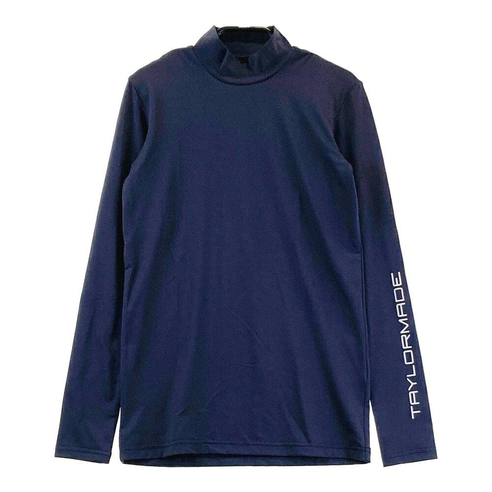 TAYLOR MADE テーラーメイド ハイネック 長袖インナーTシャツ ネイビー系 M 【中古】ゴルフウェア レディース