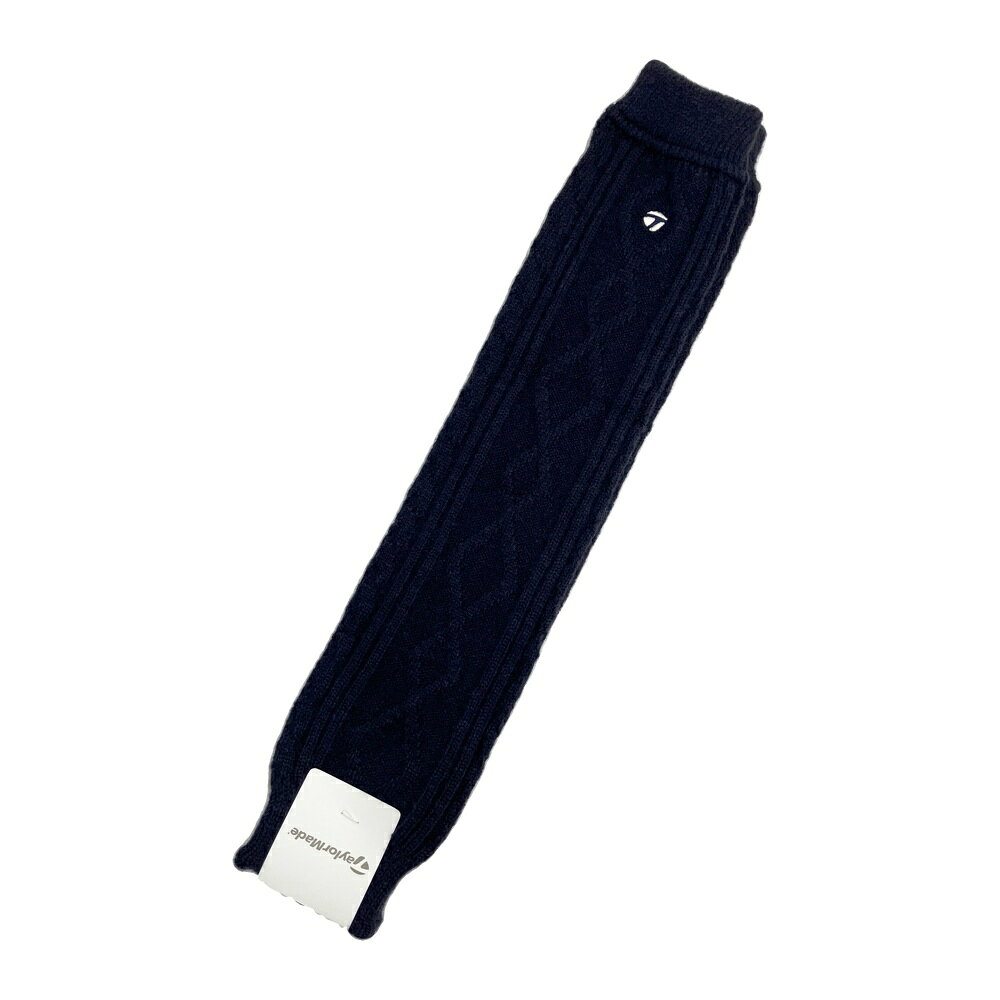 TAYLOR MADE テーラーメイド ニットレッグウォーマー ネイビー系 M-L 【中古】ゴルフウェア