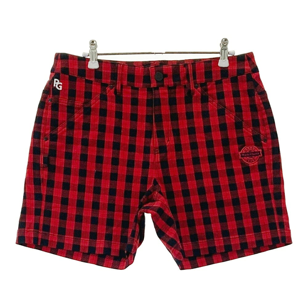 PEARLY GATES レディース チェック柄 ゴルフパンツ レッド 楽天市場】チェック パンツ 赤（ブランドパーリーゲイツ）（ウェア