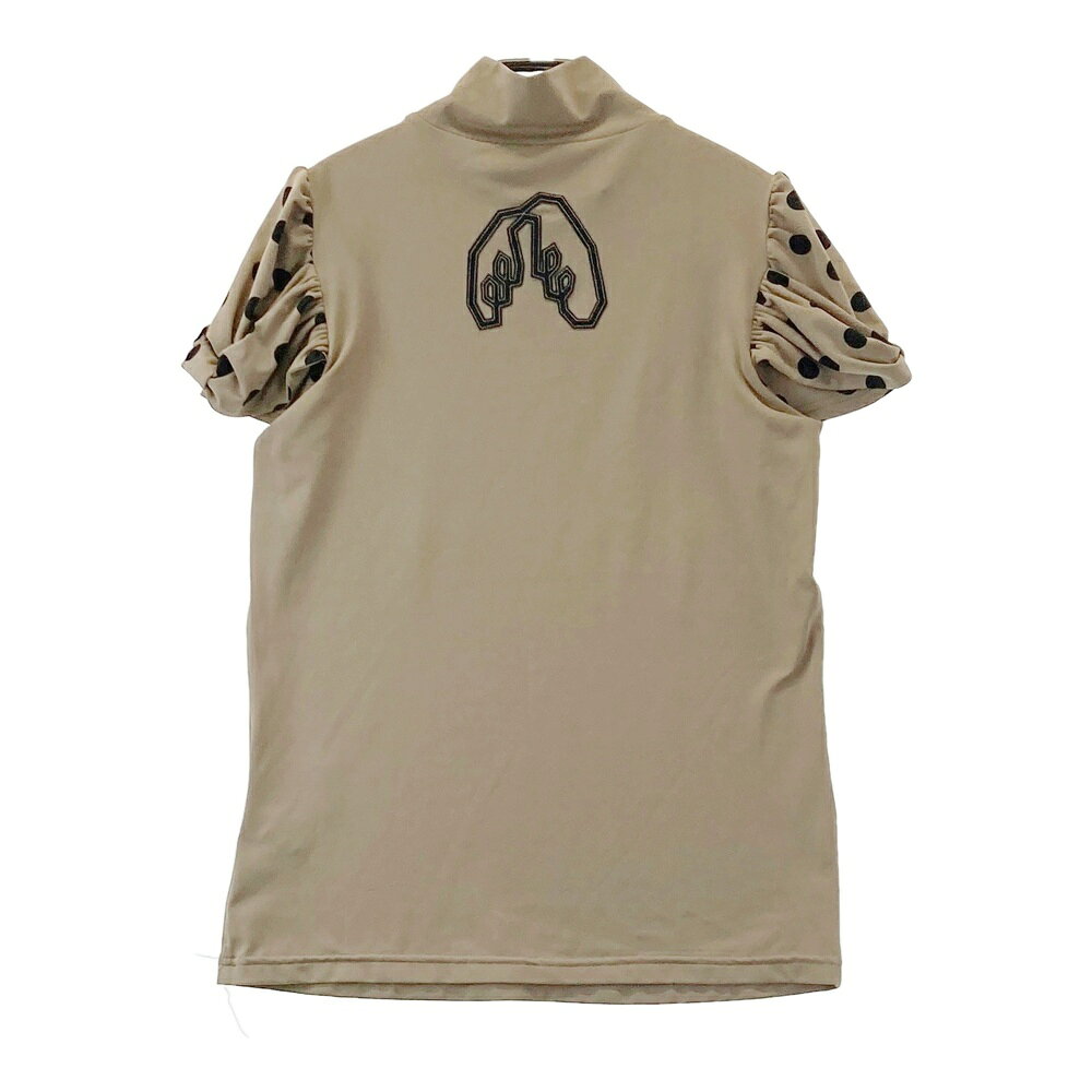 Noisy Noisy ノイジーノイジー ハイネック 半袖Tシャツ ベージュ系 38 【中古】ゴルフウェア レディース