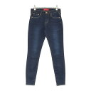 RED CARD レッドカード 33497 スキニーデニムパンツ ネイビー系 24 【中古】レディース