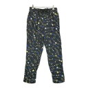 LOVE MOSCHINO ラブ モスキーノ ストレッチパンツ 星柄 スター 総柄 ネイビー系 38 【中古】レディース