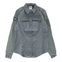 HARLEY DAVIDSON ハーレーダビッドソン 96027 長袖シャツ グレー系 S 【中古】バイクウェア レディース