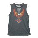 HARLEY DAVIDSON ハーレーダビッドソン 96834 ノースリーブTシャツ グレー系 S 【中古】バイクウェア レディース