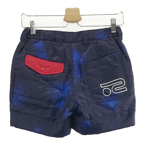 ROSASEN ロサーセン 中綿ショートパンツ 総柄 ネイビー系 S 【中古】ゴルフウェア レディース