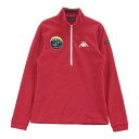 KAPPA GOLF カッパゴルフ ハーフジップ 長袖Tシャツ レッド系 M 【中古】ゴルフウェア レディース その1
