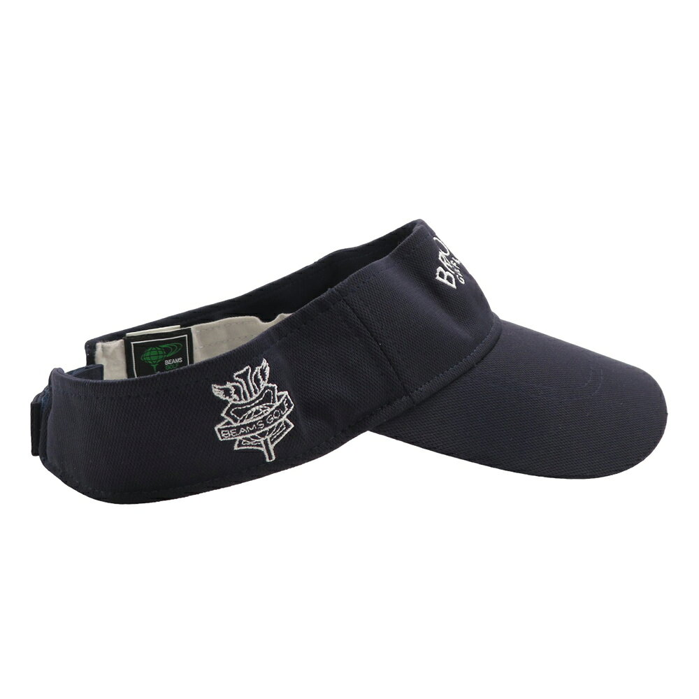 BEAMS GOLF ビームスゴルフ サンバイザー ネイビー系 54-56cm 【中古】ゴルフウェア