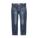 RED CARD レッドカード PLST/25504P デニムパンツ Anniversary 20th Crop ネイビー系 25 【中古】レディース
