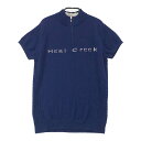 HEAL CREEK ヒールクリーク 半袖 ニット セーター ネイビー系 42 【中古】ゴルフウェア レディース