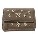 JIMMY CHOO ジミーチュウ コンパクトウォレット NEMO ブラウン系 【中古】レディース