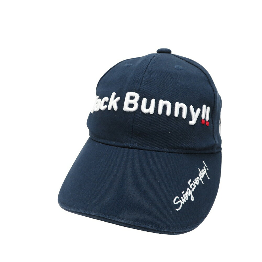 JACK BUNNY ジャックバニー  サンバイザー イカリ刺繍 総柄 レッド系 FR ゴルフウェア