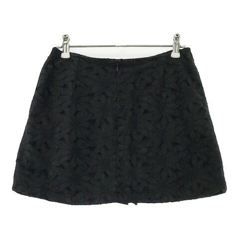 rienda suelta リエンダスエルタ インナー付スカート レース ブラック系 S 【中古】ゴルフウェア レディース