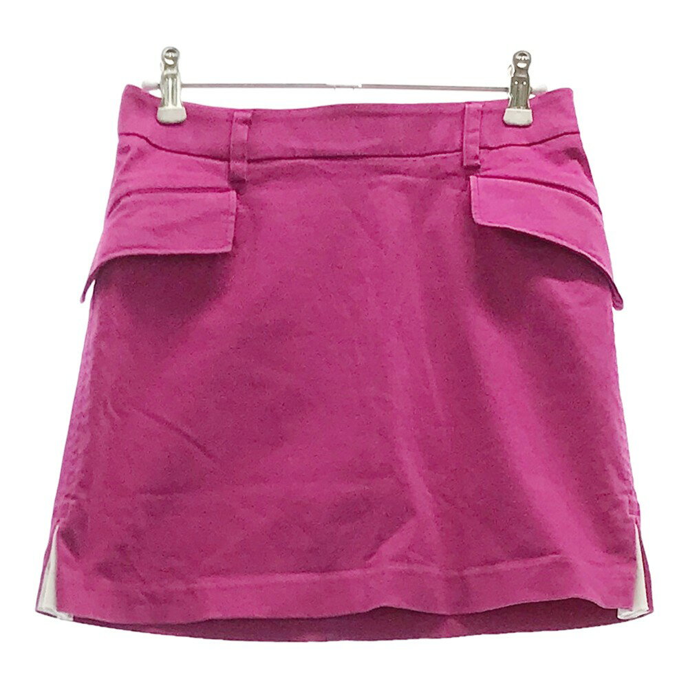 ADIDAS GOLF アディダスゴルフ スカート ピンク系 S 【中古】ゴルフウェア レディース