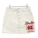 CUARTO UNITED クアルトユナイテッド ストレッチスカート ホワイト系 M 【中古】ゴルフウェア レディース(4)