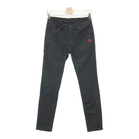 PEARLY GATES パーリーゲイツ 055-5231804 ストレッチパンツ ネイビー系 0 【中古】ゴルフウェア レディース