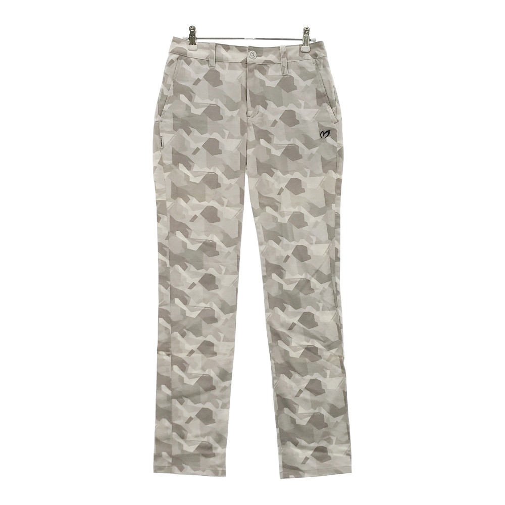 MASTER BUNNY EDITION マスターバニーエディション ストレッチパンツ カモフラ柄 グレー系 0 【中古】ゴルフウェア レディース