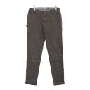 MASTER BUNNY EDITION マスターバニーエディション ストレッチパンツ 総柄 ブラウン系 0 【中古】ゴルフウェア レディース