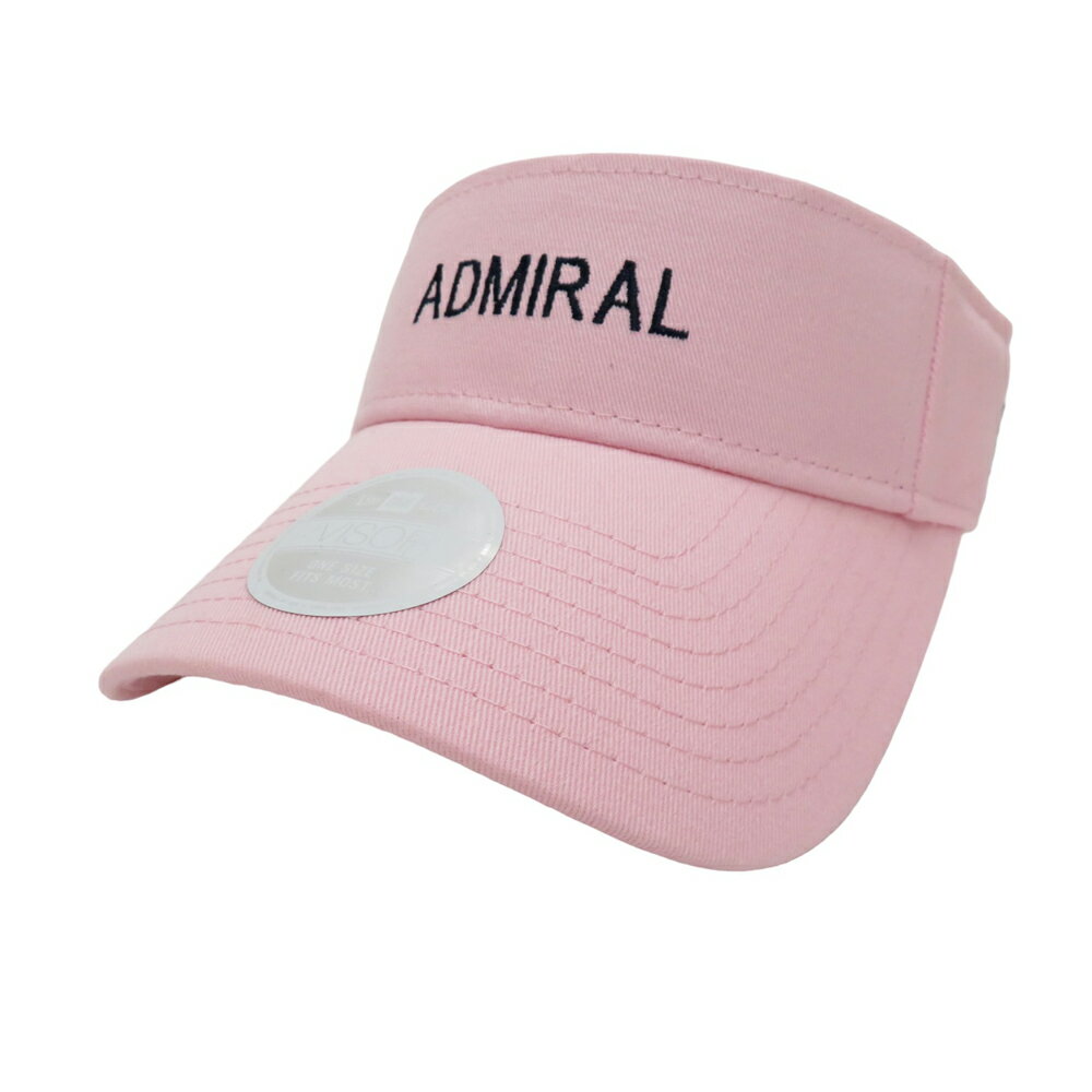 ADMIRAL アドミラル ×NEW ERA サンバイザー ピンク系 ONE SIZE 【中古】ゴルフウェア