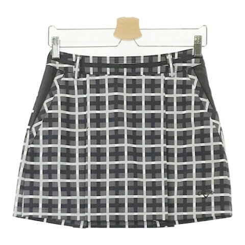 CALLAWAY キャロウェイ 2022年モデル プリーツスカート チェック柄 グレー系 S 【中古】ゴルフウェア ..
