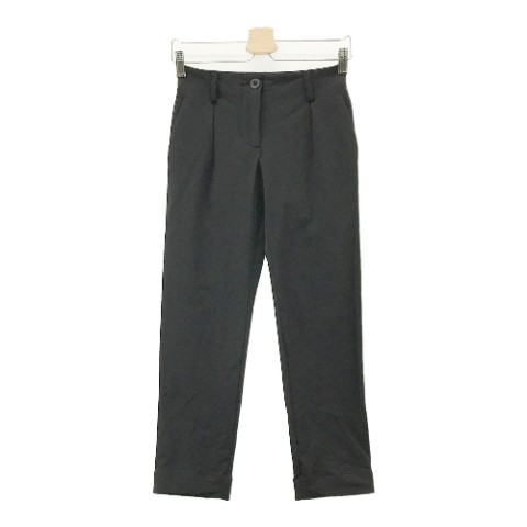 ADIDAS GOLF アディダスゴルフ 2022年モデル ストレッチアンクルパンツ ブラック系 S 【中古】ゴルフウェア レディース