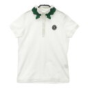 JACK BUNNY ジャックバニー 半袖ポロシャツ ホワイト系 1 【中古】ゴルフウェア レディース