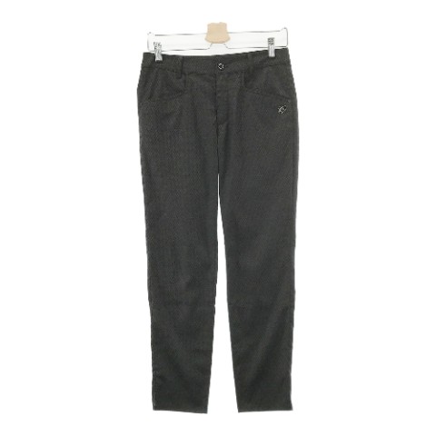 MASTER BUNNY EDITION マスターバニーエディション 2022年モデル ストレッチパンツ 総柄 ブラック系 1 【中古】ゴルフウェア レディース