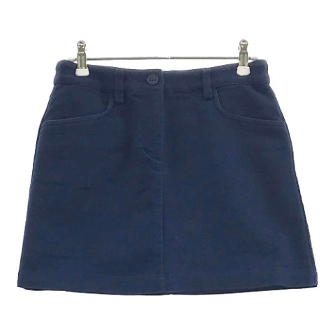 ADIDAS GOLF アディダスゴルフ インナー付 スカート ネイビー系 S 【中古】ゴルフ...