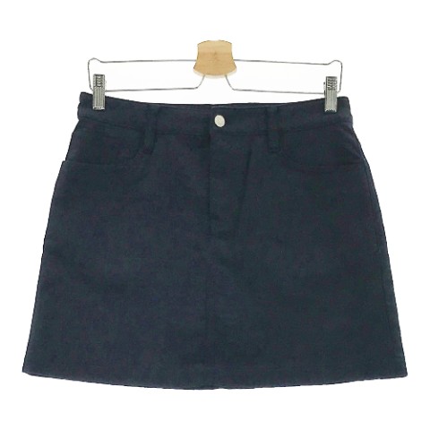 JACK BUNNY ジャックバニー ストレッチスカート ネイビー系 2 【中古】ゴルフウェア レディース