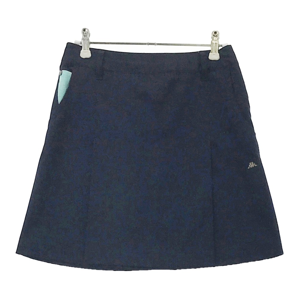 KAPPA GOLF(AW) カッパゴルフ ストレッチスカート ネイビー系 S 【中古】ゴルフウェア レディース