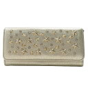 JIMMY CHOO ジミーチュウ 財布 スタッズ スター ゴールド系 【中古】レディース