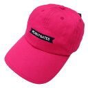 PEARLY GATES パーリーゲイツ キャップ リボン付 ピンク系 FR 【中古】ゴルフウェア
