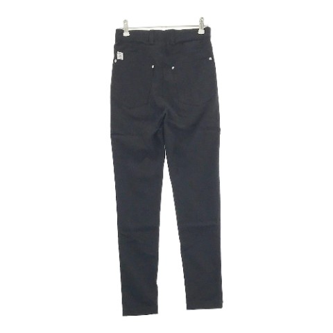 ROSASEN ロサーセン ストレッチパンツ ブラック系 S 【中古】ゴルフウェア レディース