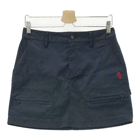 PEARLY GATES パーリーゲイツ スカート ネイビー系 2 【中古】ゴルフウェア レディース