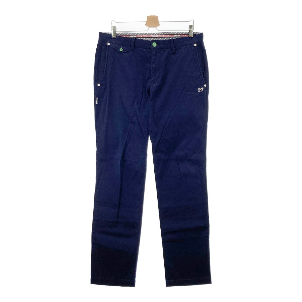 MASTER BUNNY EDITION マスターバニーエディション ストレッチパンツ 刺繍 ネイビー系 6 【中古】ゴルフウェア メンズ