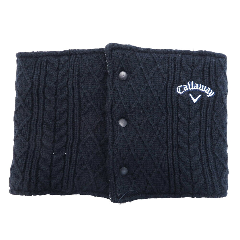 CALLAWAY キャロウェイ ネックウォーマー ネイビー系 FR 【中古】ゴルフウェア