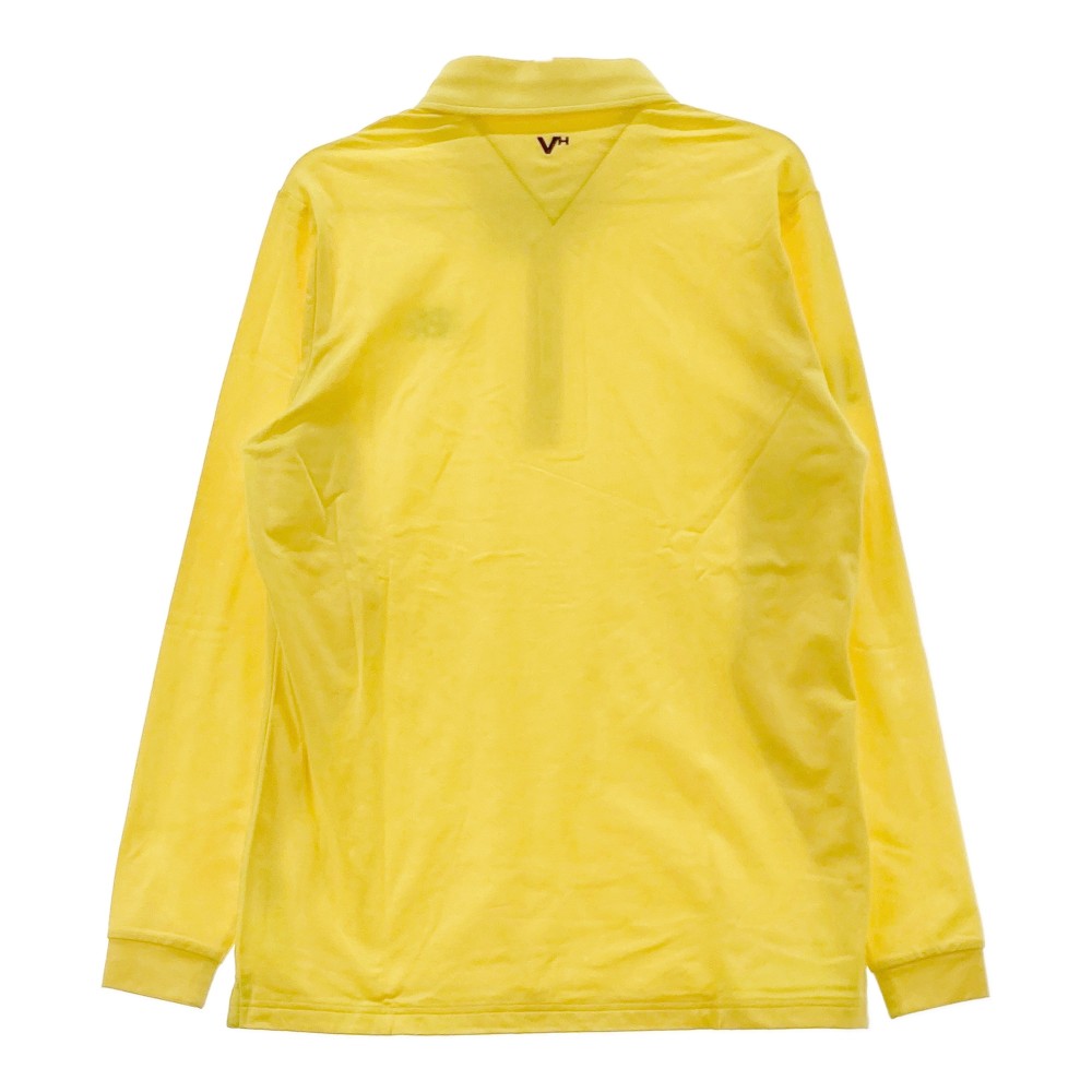 VIVA HEART ビバハート 長袖ポロシャツ イエロー系 52 【中古】ゴルフウェア メンズ