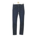 DIESEL ディーゼル デニムパンツ SLEENKER-X 0095X ネイビー系 27 【中古】レディース