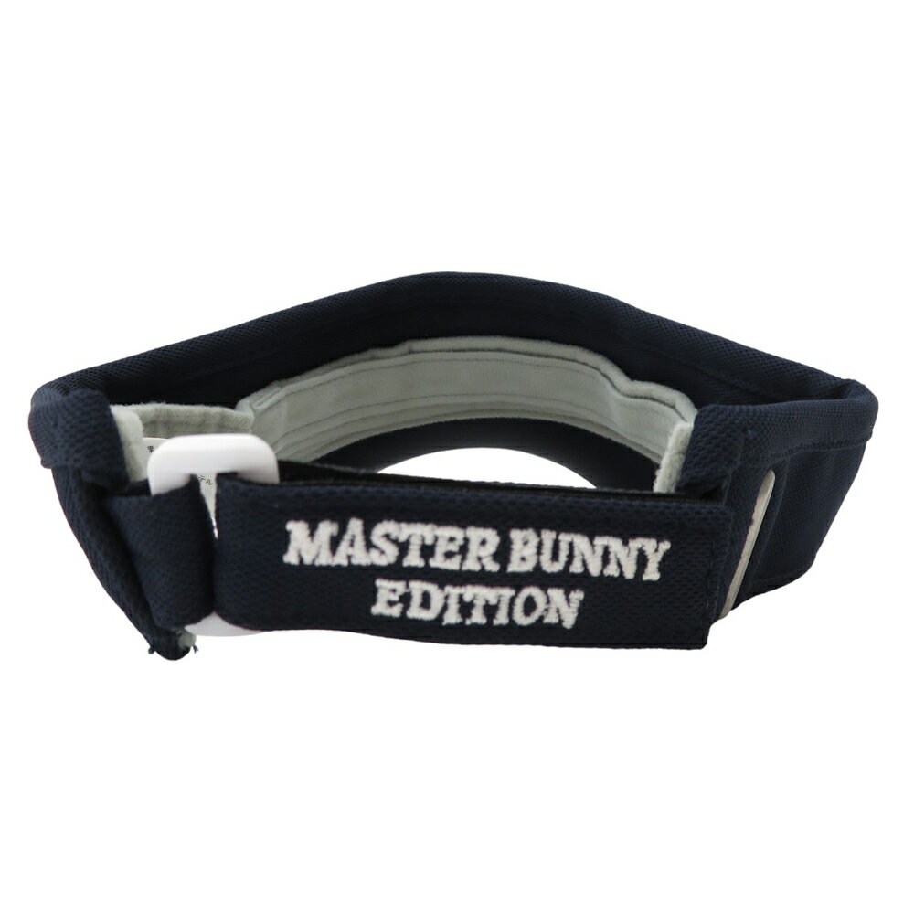 MASTER BUNNY EDITION マスターバニーエディション サンバイザー ネイビー系 FR 【中古】ゴルフウェア 3