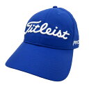 TITLEIST タイトリスト キャップ ブルー系 フリー(57-59cm) 【中古】ゴルフウェア