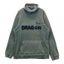 DANCE WITH DRAGON ダンスウィズドラゴン タートルネック コーデュロイ トレーナー グレー系 3 【中古】ゴルフウェア メンズ