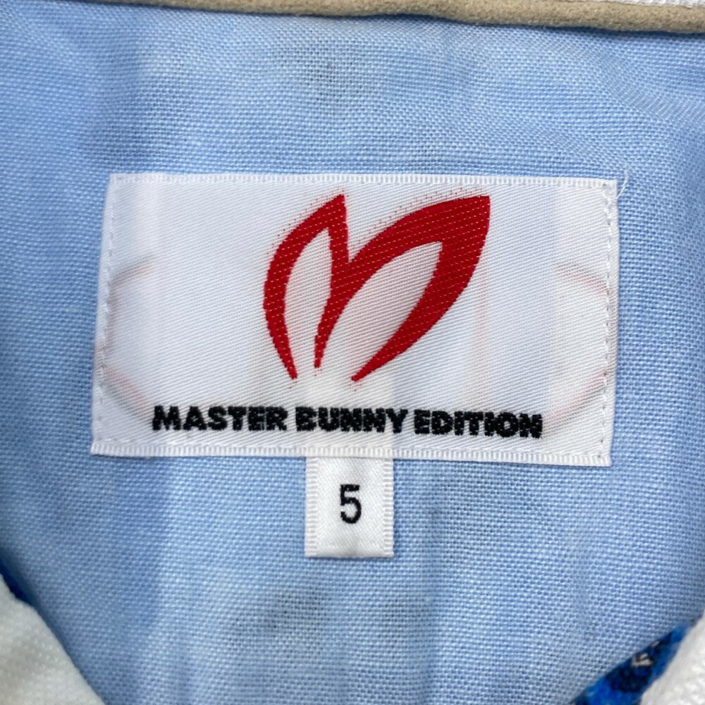 MASTER BUNNY EDITION マスターバニーエディション 長袖シャツ ペイズリー柄 ホワイト系 5 【中古】ゴルフウェア メンズ 3