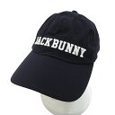 JACK BUNNY ジャックバニー キャップ ネイビー系 FR 【中古】ゴルフウェア