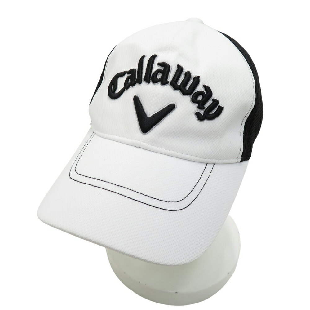 CALLAWAY キャロウェイ メッシュキャップ ホワイト系 FR 【中古】ゴルフウェア