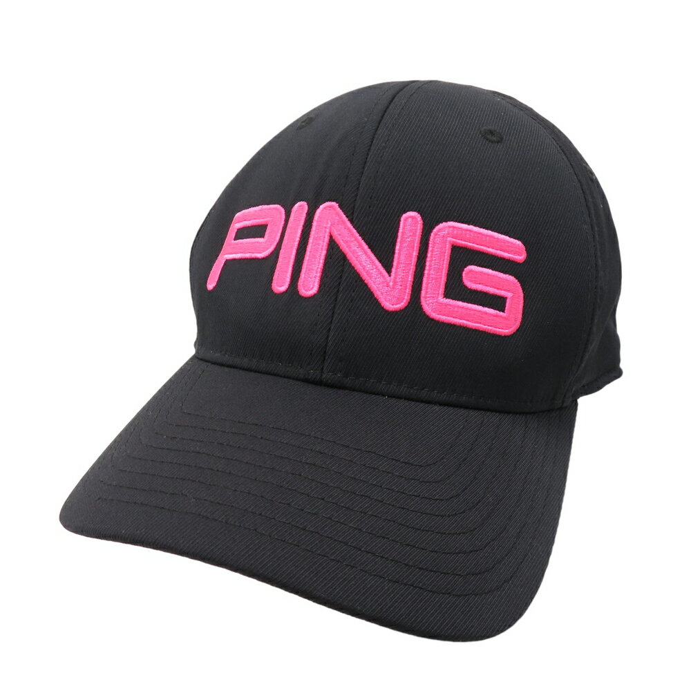 PING ピン キャップ ブラック系 L-XL 【中古】ゴルフウェア