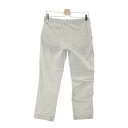 ADIDAS GOLF アディダスゴルフ シアサッカーパンツ ストライプ柄 ホワイト系 82 【中古】ゴルフウェア メンズ(4)