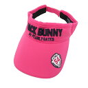 JACK BUNNY ジャックバニー サンバイザー ピンク系 FR 【中古】ゴルフウェア