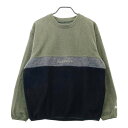 THE NORTH FACE ザ ノースフェイス ニットセーター Crew Neck Sweater カーキ系 L 【中古】メンズ
